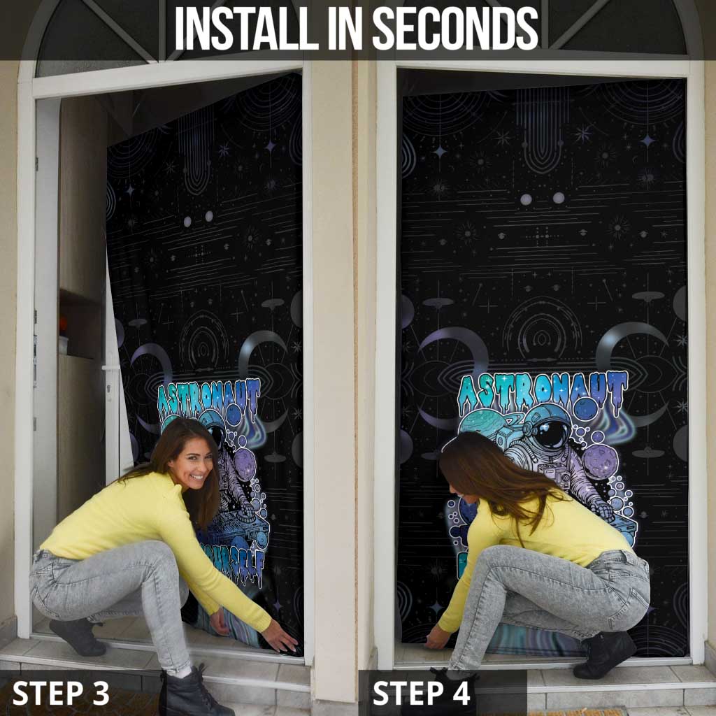 Astronaut Door Cover Love Your Mind Find Your Soul - Wonder Print Shop