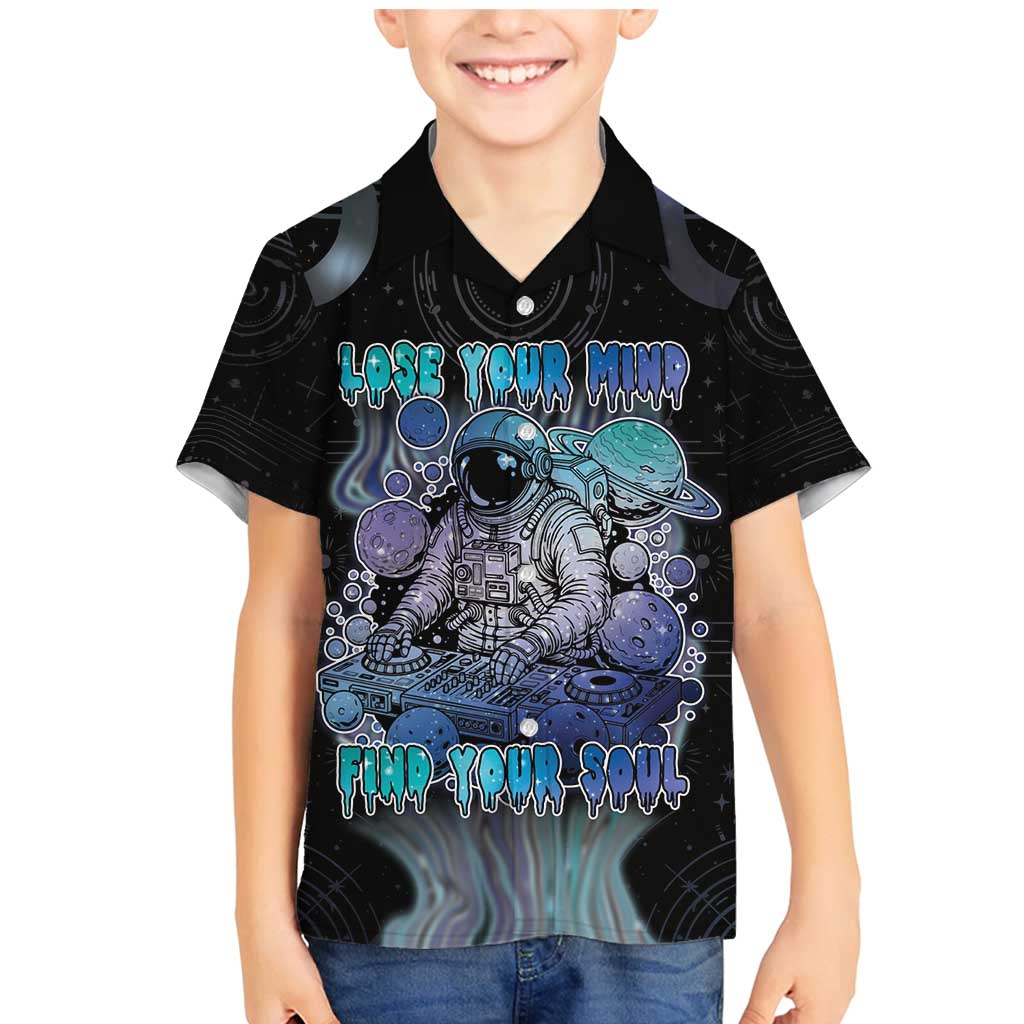 Astronaut Family Matching Mermaid Dress and Hawaiian Shirt Love Your Mind Find Your Soul - Wonder Print Shop