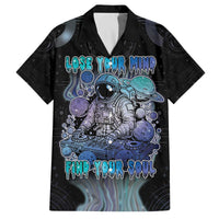 Astronaut Family Matching Off The Shoulder Long Sleeve Dress and Hawaiian Shirt Love Your Mind Find Your Soul - Wonder Print Shop