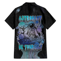 Astronaut Family Matching Off The Shoulder Long Sleeve Dress and Hawaiian Shirt Love Your Mind Find Your Soul - Wonder Print Shop