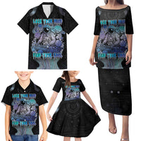 Astronaut Family Matching Puletasi and Hawaiian Shirt Love Your Mind Find Your Soul - Wonder Print Shop