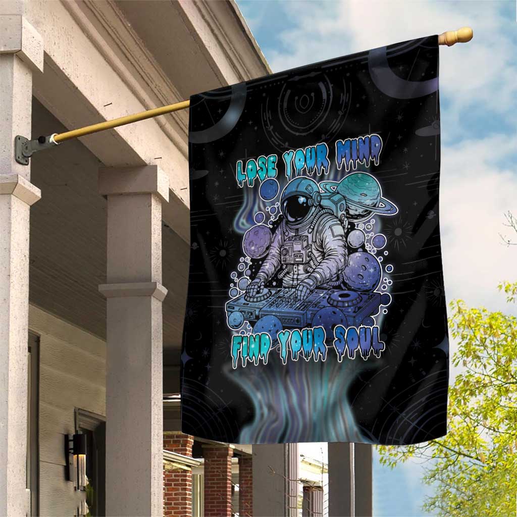 Astronaut Garden Flag Love Your Mind Find Your Soul - Wonder Print Shop