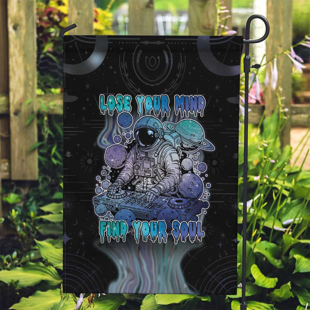 Astronaut Garden Flag Love Your Mind Find Your Soul - Wonder Print Shop
