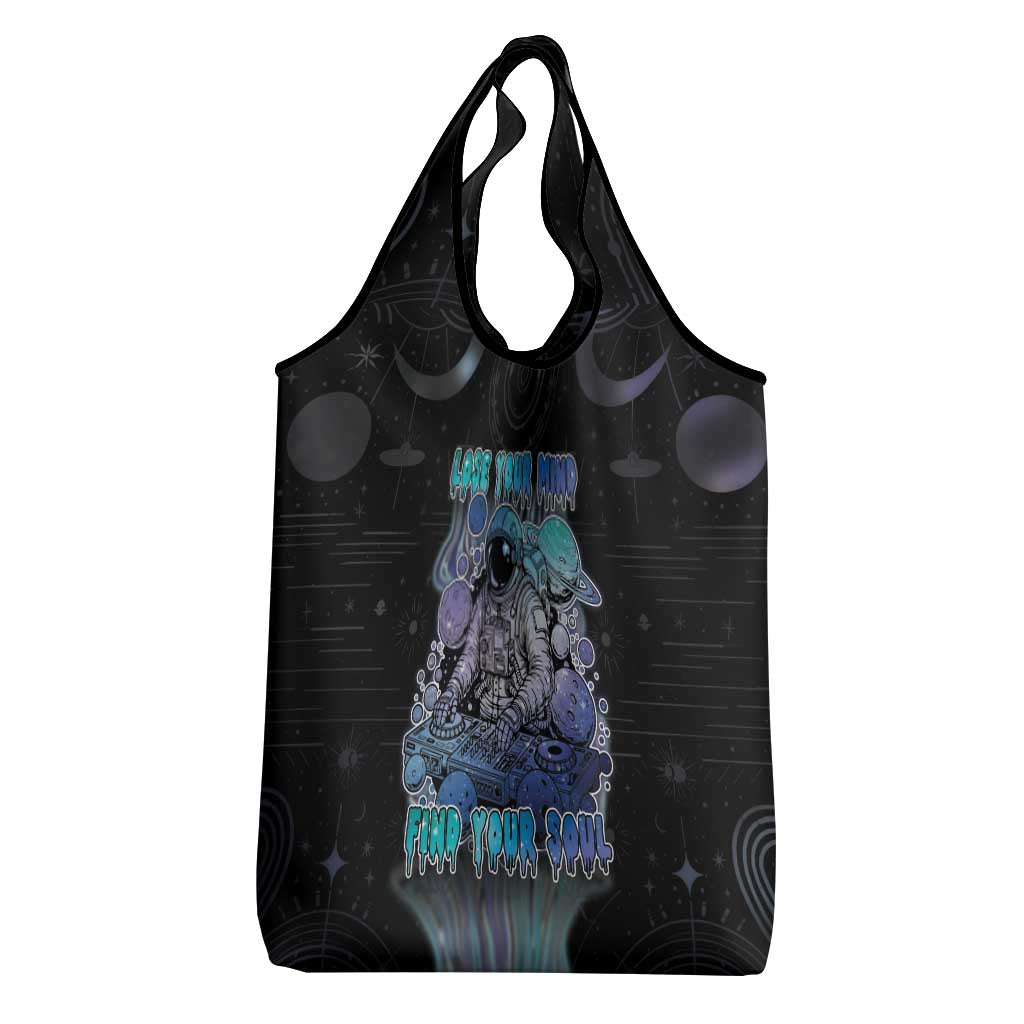 Astronaut Grocery Bag Love Your Mind Find Your Soul - Wonder Print Shop