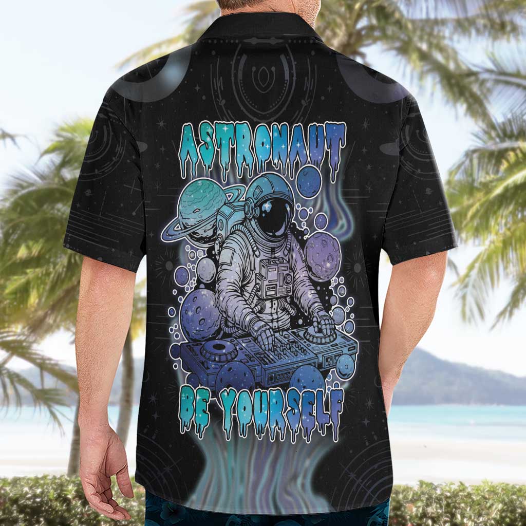 Astronaut Hawaiian Shirt Love Your Mind Find Your Soul - Wonder Print Shop