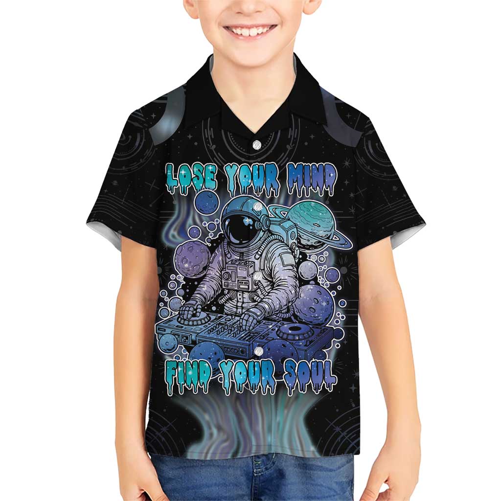 Astronaut Hawaiian Shirt Love Your Mind Find Your Soul - Wonder Print Shop