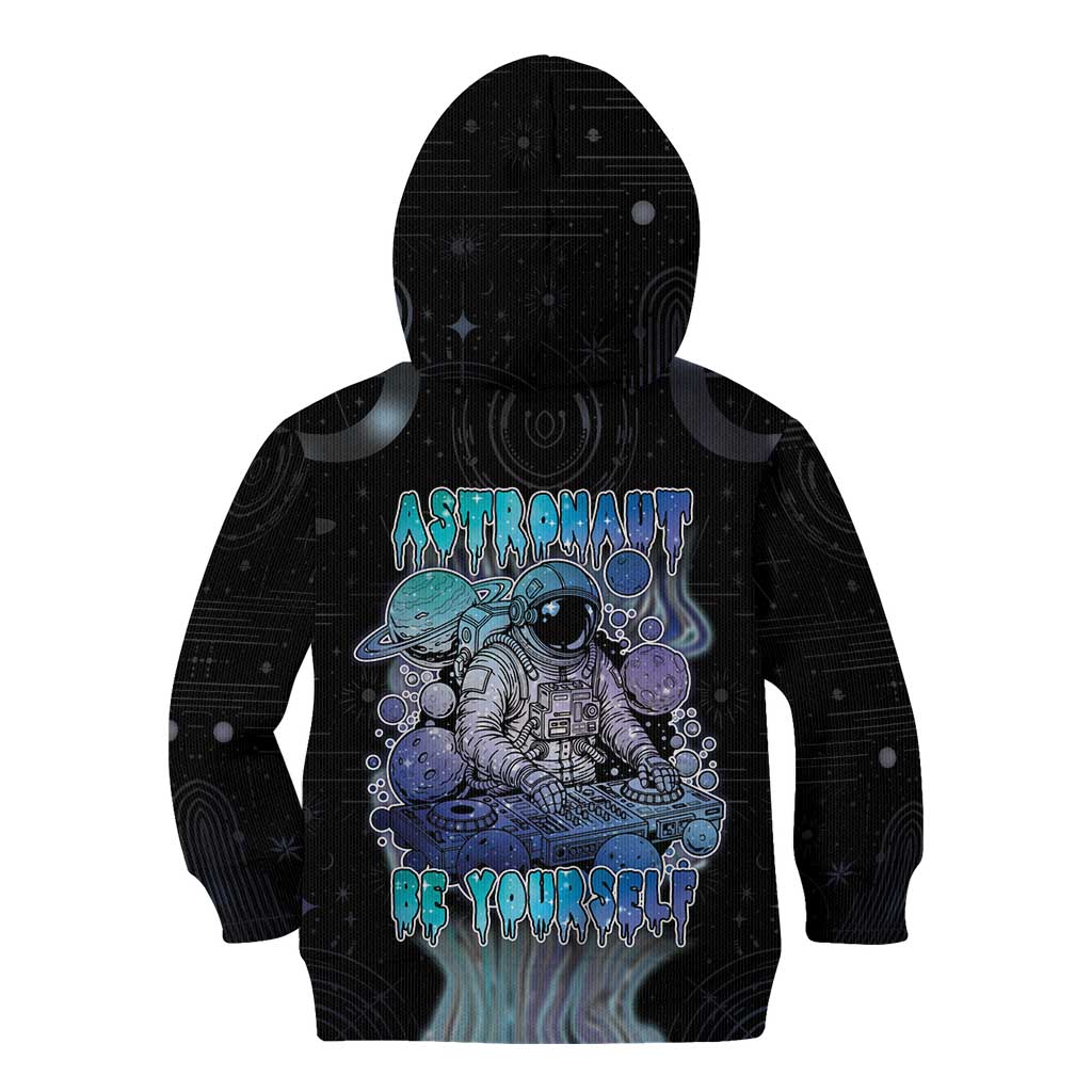 Astronaut Kid Hoodie Love Your Mind Find Your Soul - Wonder Print Shop