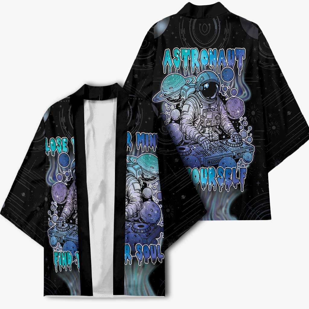 Astronaut Kimono Love Your Mind Find Your Soul - Wonder Print Shop