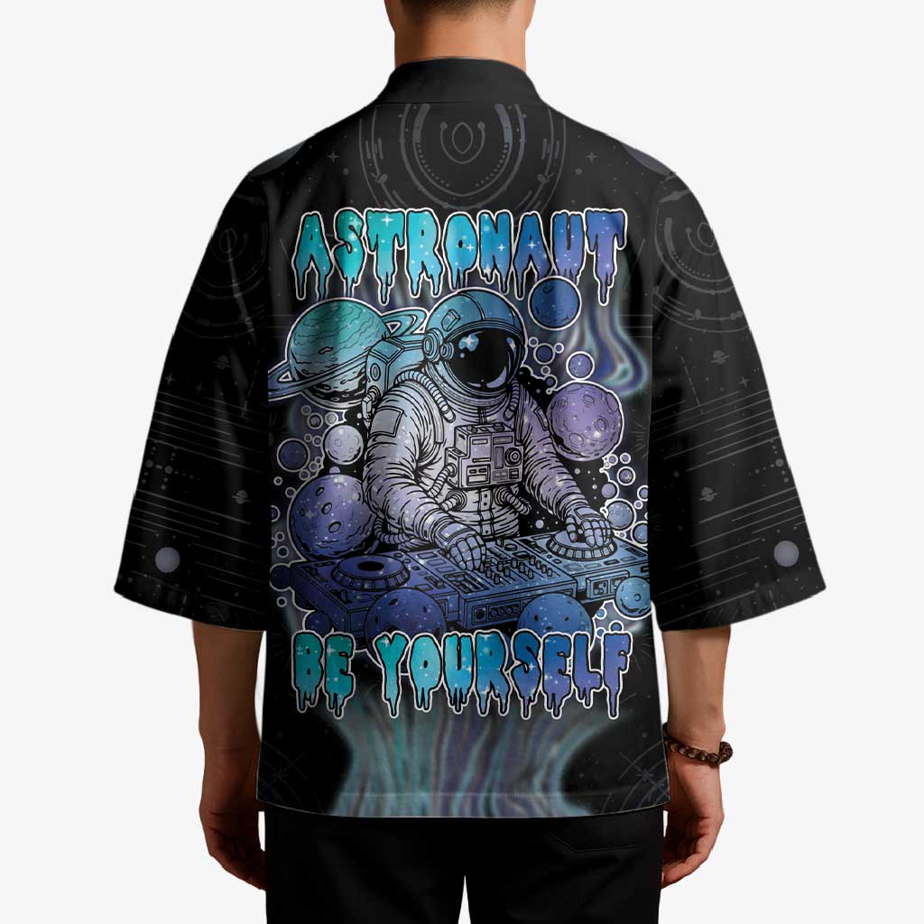 Astronaut Kimono Love Your Mind Find Your Soul - Wonder Print Shop