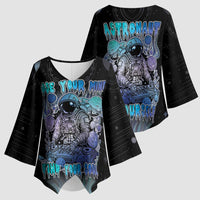 Astronaut Kimono Sleeve Blouse Love Your Mind Find Your Soul - Wonder Print Shop