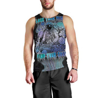 Astronaut Men Tank Top Love Your Mind Find Your Soul - Wonder Print Shop