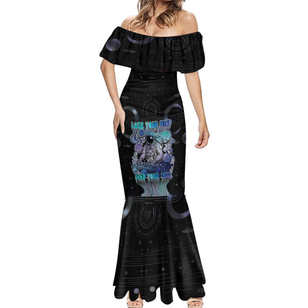 Astronaut Mermaid Dress Love Your Mind Find Your Soul - Wonder Print Shop