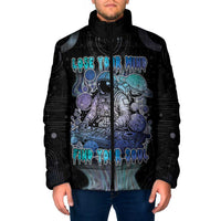 Astronaut Padded Jacket Love Your Mind Find Your Soul - Wonder Print Shop
