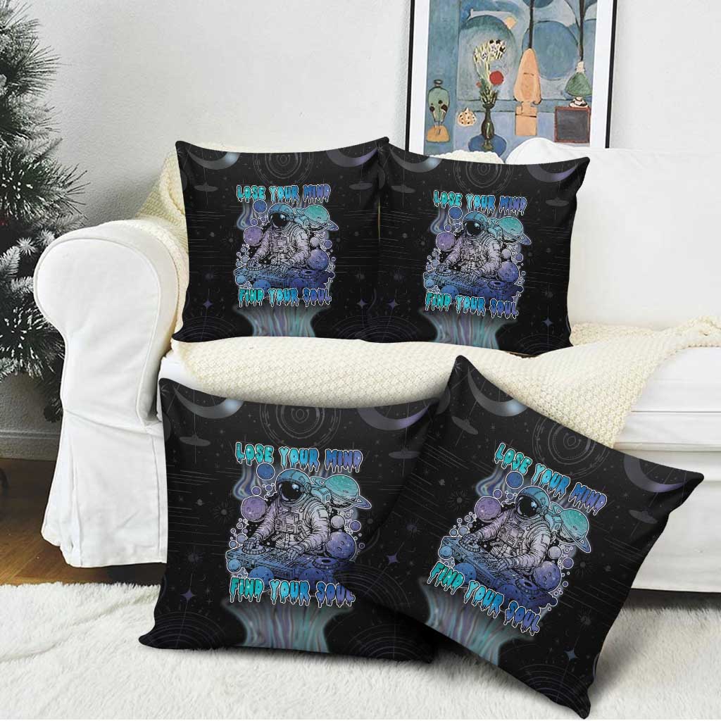 Astronaut Pillow Cover Love Your Mind Find Your Soul - Wonder Print Shop