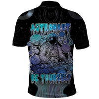 Astronaut Polo Shirt Love Your Mind Find Your Soul - Wonder Print Shop