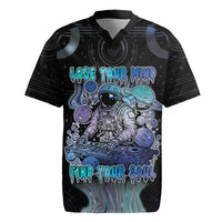 Astronaut Rugby Jersey Love Your Mind Find Your Soul - Wonder Print Shop