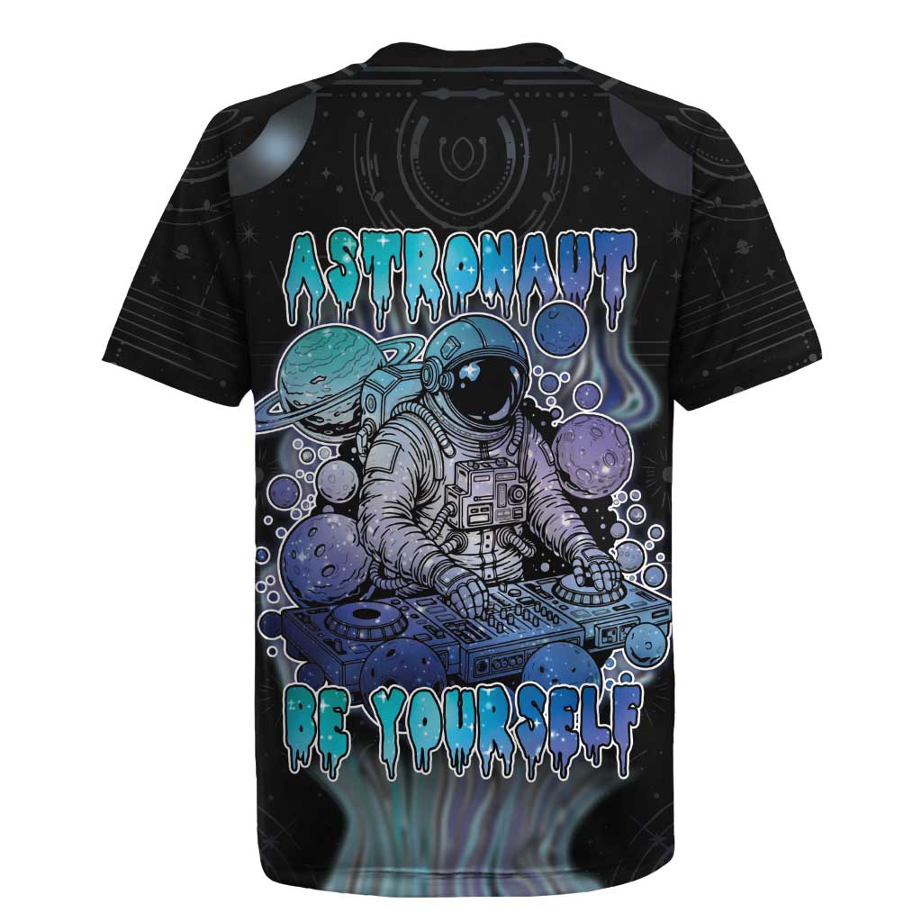 Astronaut Rugby Jersey Love Your Mind Find Your Soul - Wonder Print Shop