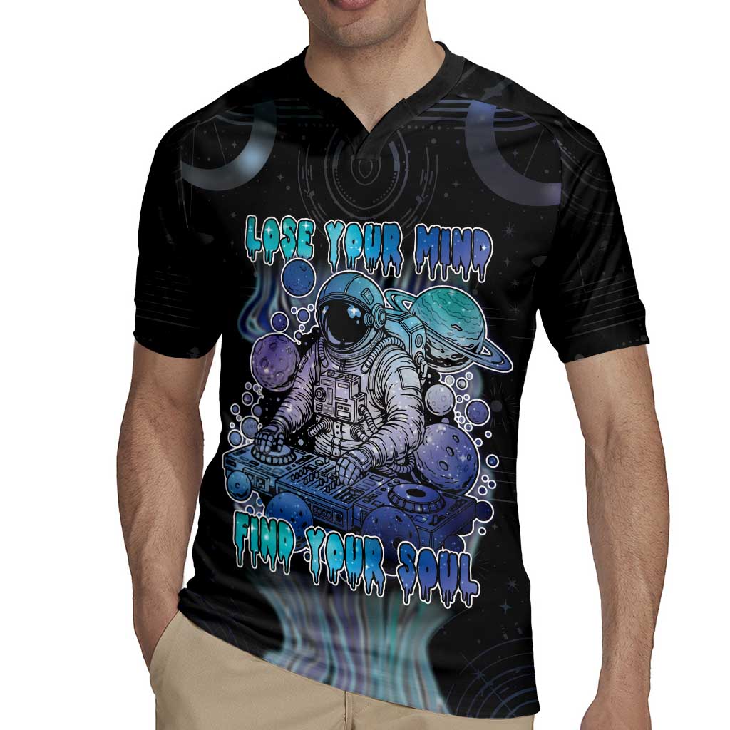 Astronaut Rugby Jersey Love Your Mind Find Your Soul - Wonder Print Shop