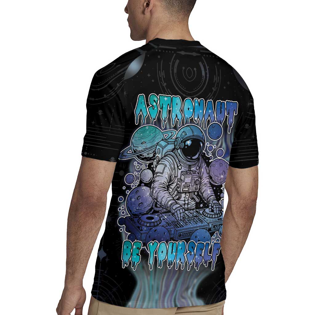 Astronaut Rugby Jersey Love Your Mind Find Your Soul - Wonder Print Shop