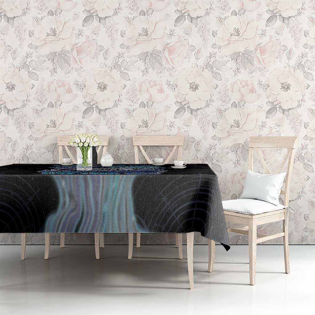 Astronaut Tablecloth Love Your Mind Find Your Soul - Wonder Print Shop