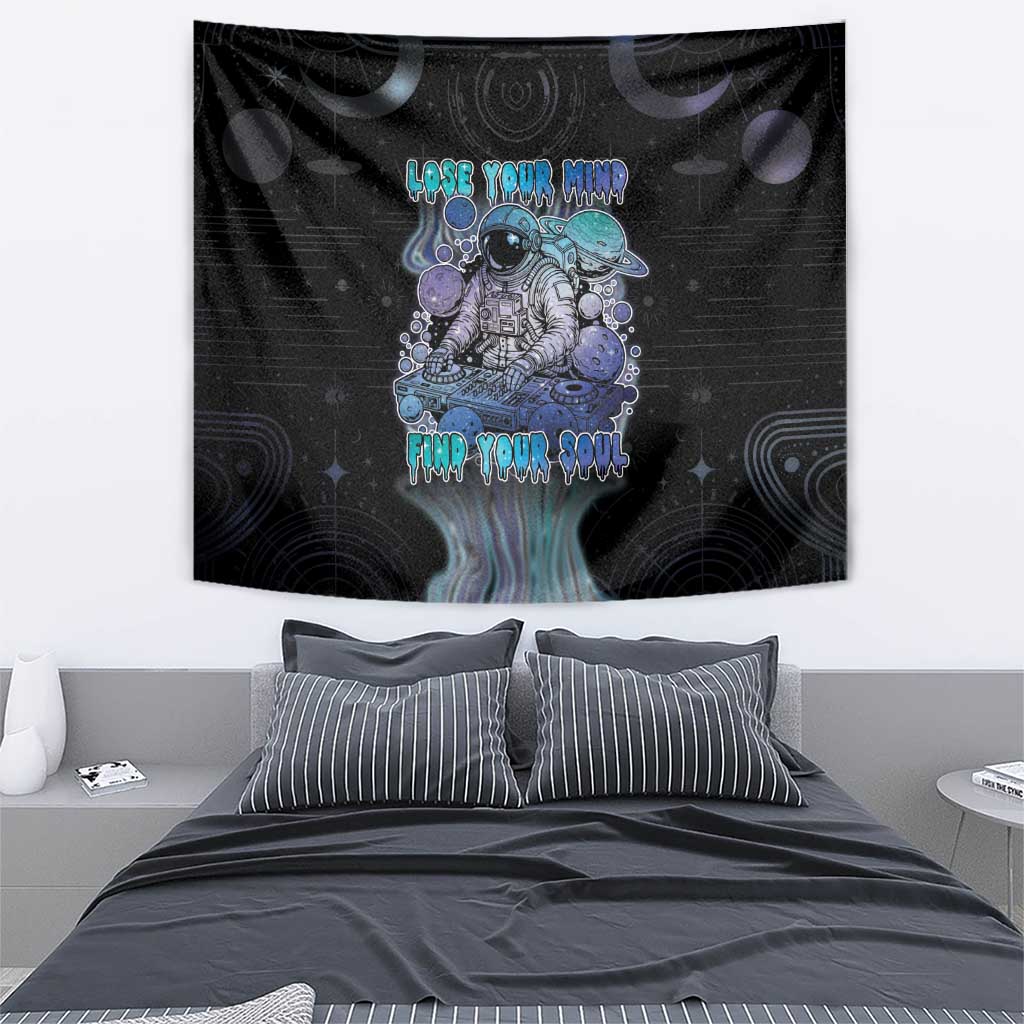 Astronaut Tapestry Love Your Mind Find Your Soul - Wonder Print Shop