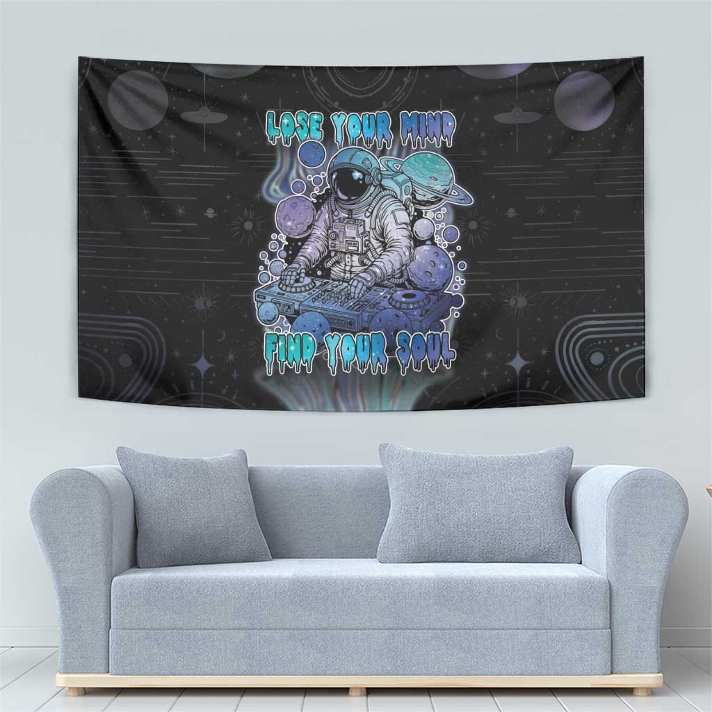 Astronaut Tapestry Love Your Mind Find Your Soul - Wonder Print Shop