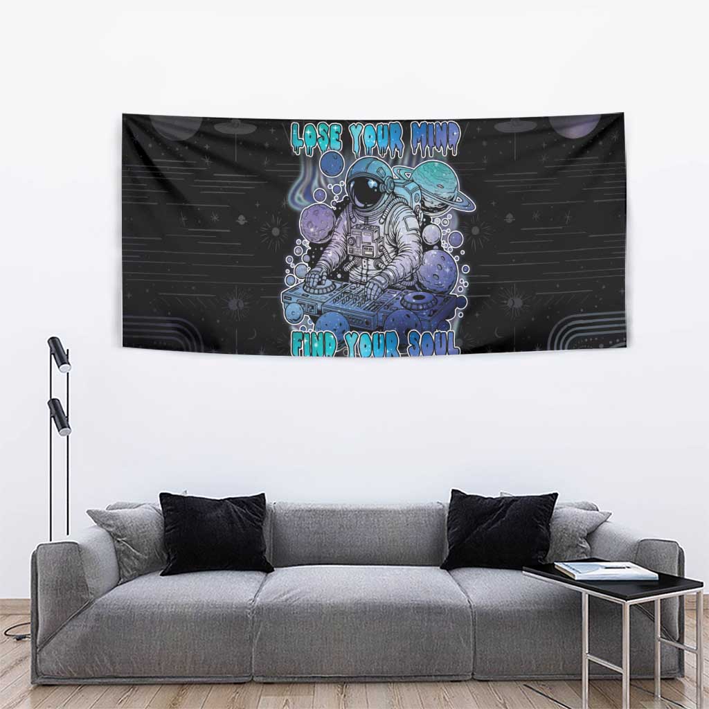 Astronaut Tapestry Love Your Mind Find Your Soul - Wonder Print Shop