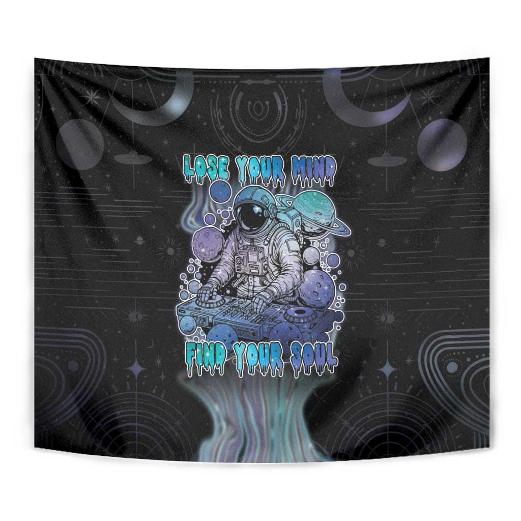 Astronaut Tapestry Love Your Mind Find Your Soul - Wonder Print Shop
