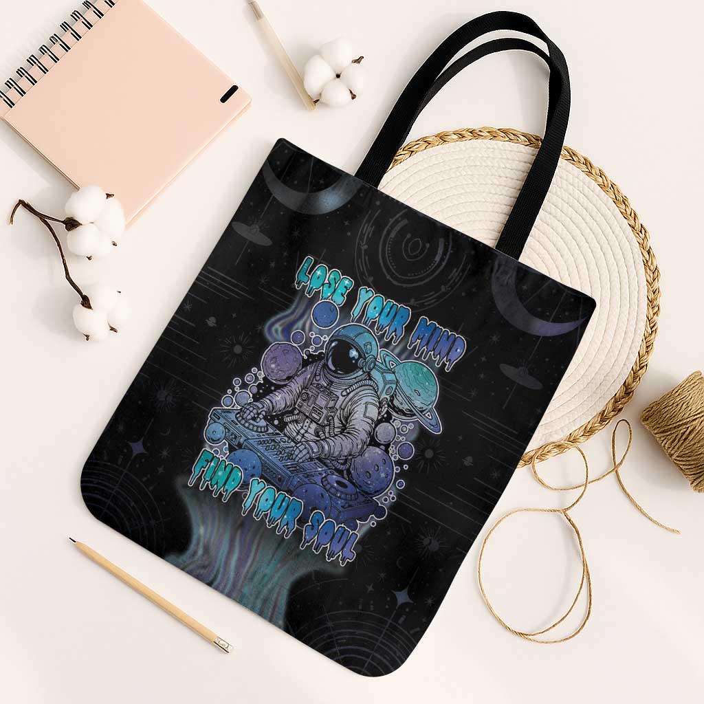 Astronaut Tote Bag Love Your Mind Find Your Soul - Wonder Print Shop
