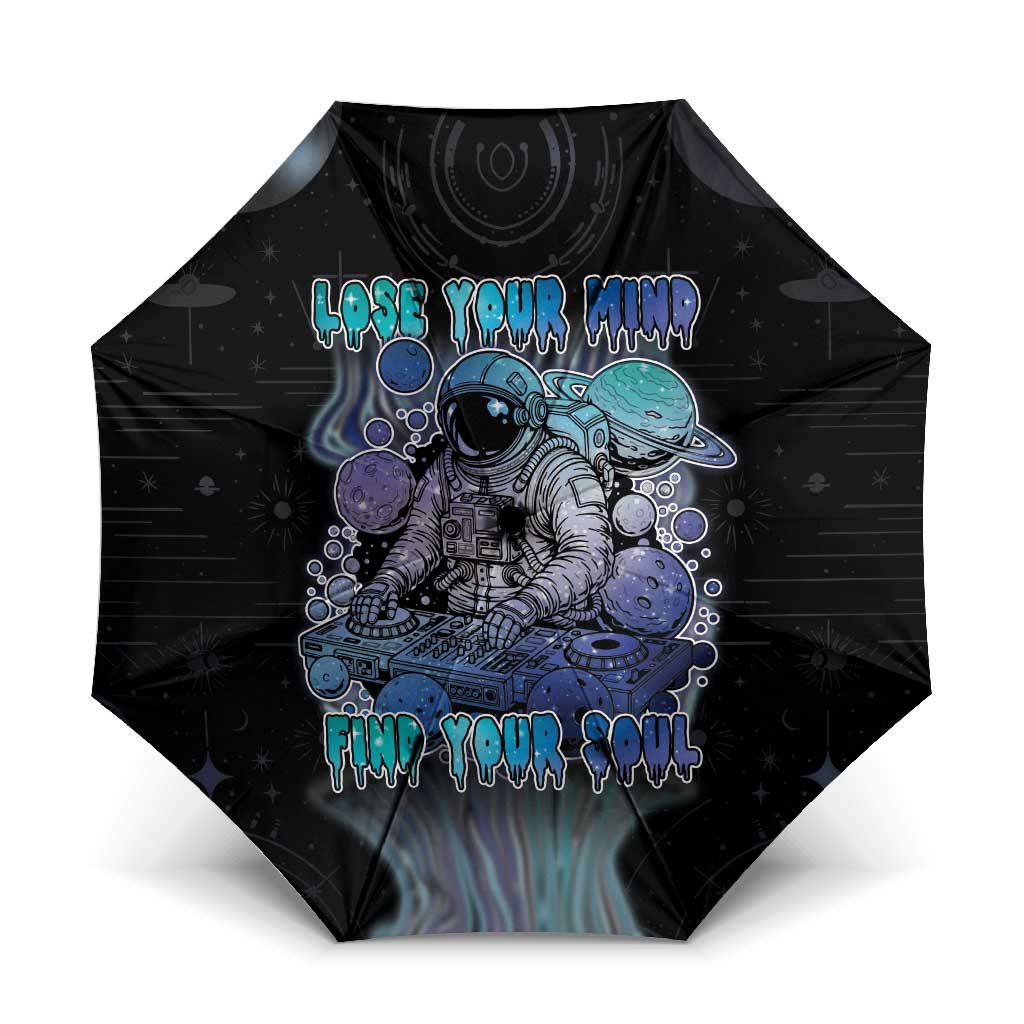 Astronaut Umbrella Love Your Mind Find Your Soul - Wonder Print Shop
