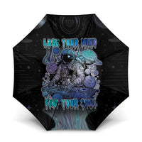 Astronaut Umbrella Love Your Mind Find Your Soul - Wonder Print Shop