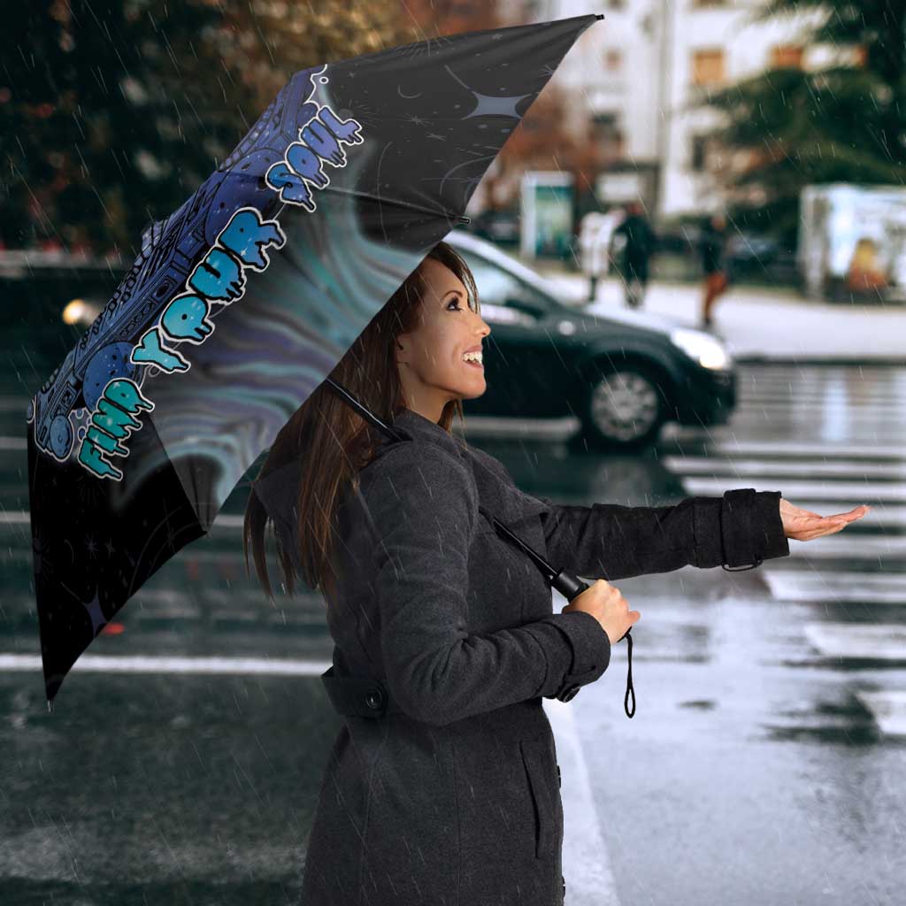 Astronaut Umbrella Love Your Mind Find Your Soul - Wonder Print Shop