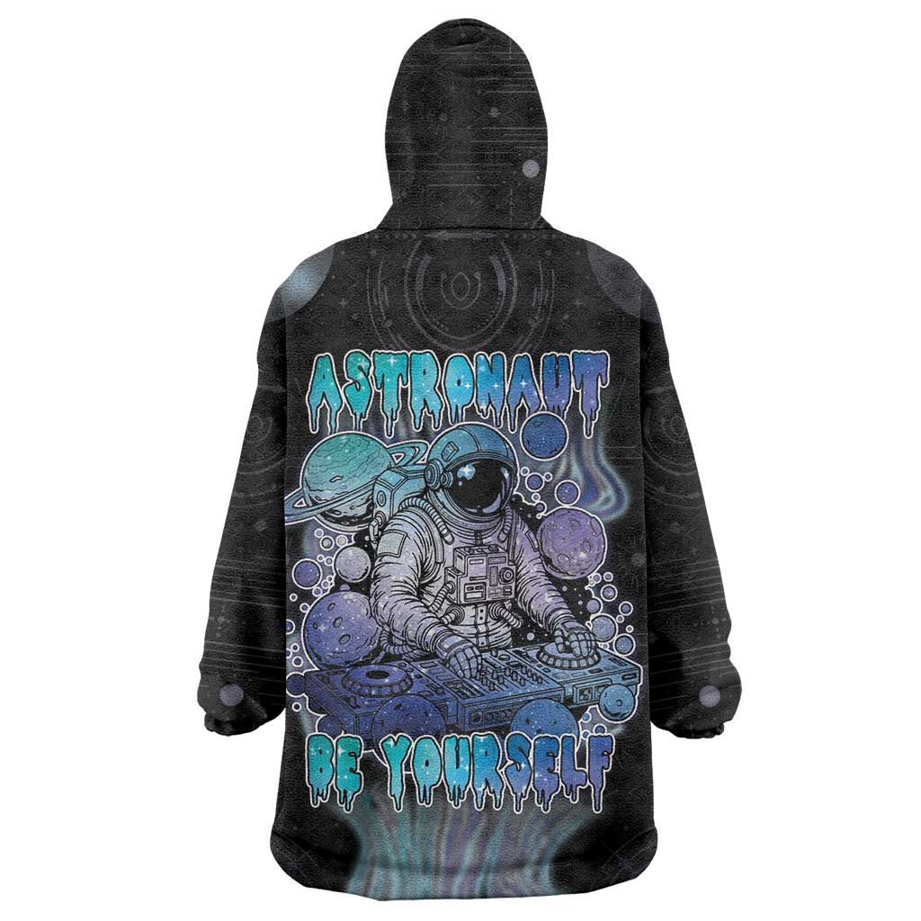 Astronaut Wearable Blanket Hoodie Love Your Mind Find Your Soul - Wonder Print Shop