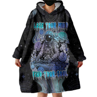 Astronaut Wearable Blanket Hoodie Love Your Mind Find Your Soul - Wonder Print Shop