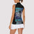 Astronaut Women Sleeveless Polo Shirt Love Your Mind Find Your Soul - Wonder Print Shop