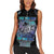 Astronaut Women Sleeveless Polo Shirt Love Your Mind Find Your Soul - Wonder Print Shop