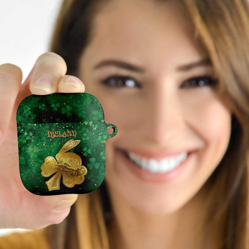 Ireland AirPods Case The Shamrock With The Irish Hare Patterns - Wonder Print Shop