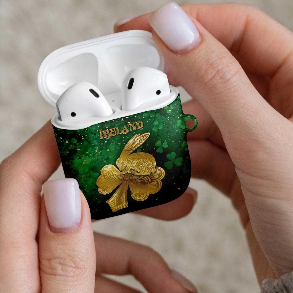 Ireland AirPods Case The Shamrock With The Irish Hare Patterns - Wonder Print Shop