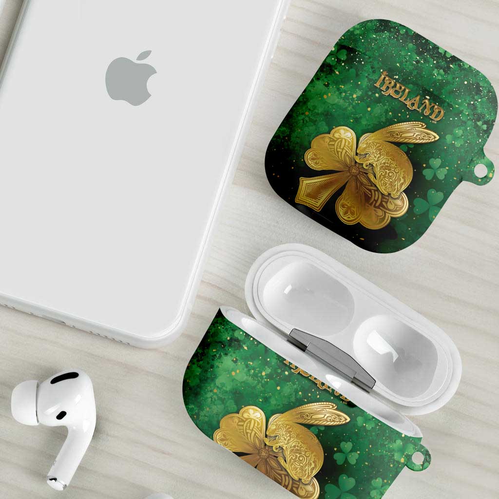 Ireland AirPods Case The Shamrock With The Irish Hare Patterns - Wonder Print Shop