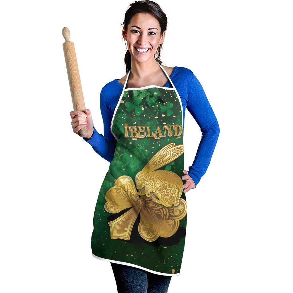 Ireland Apron The Shamrock With The Irish Hare Patterns - Wonder Print Shop