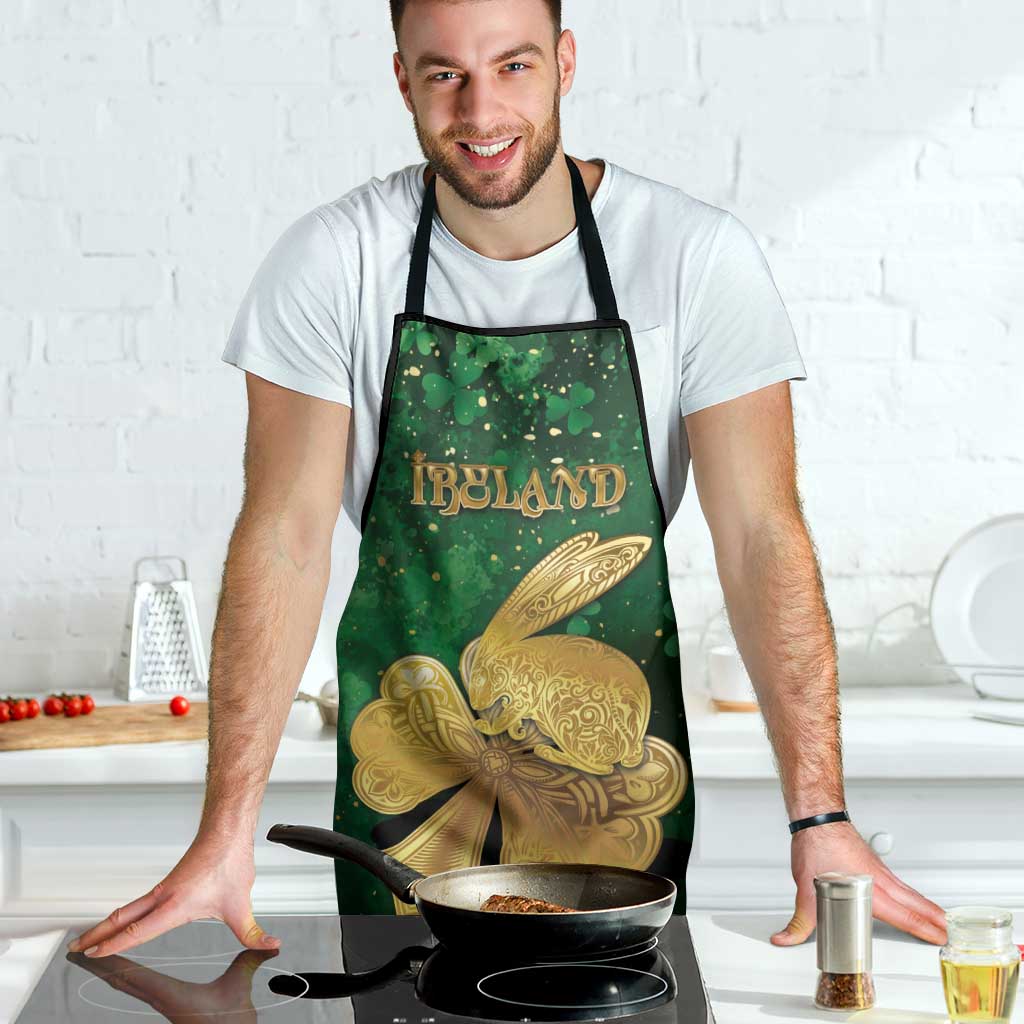 Ireland Apron The Shamrock With The Irish Hare Patterns - Wonder Print Shop