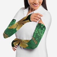 Ireland Arm Sleeves The Shamrock With The Irish Hare Patterns - Wonder Print Shop
