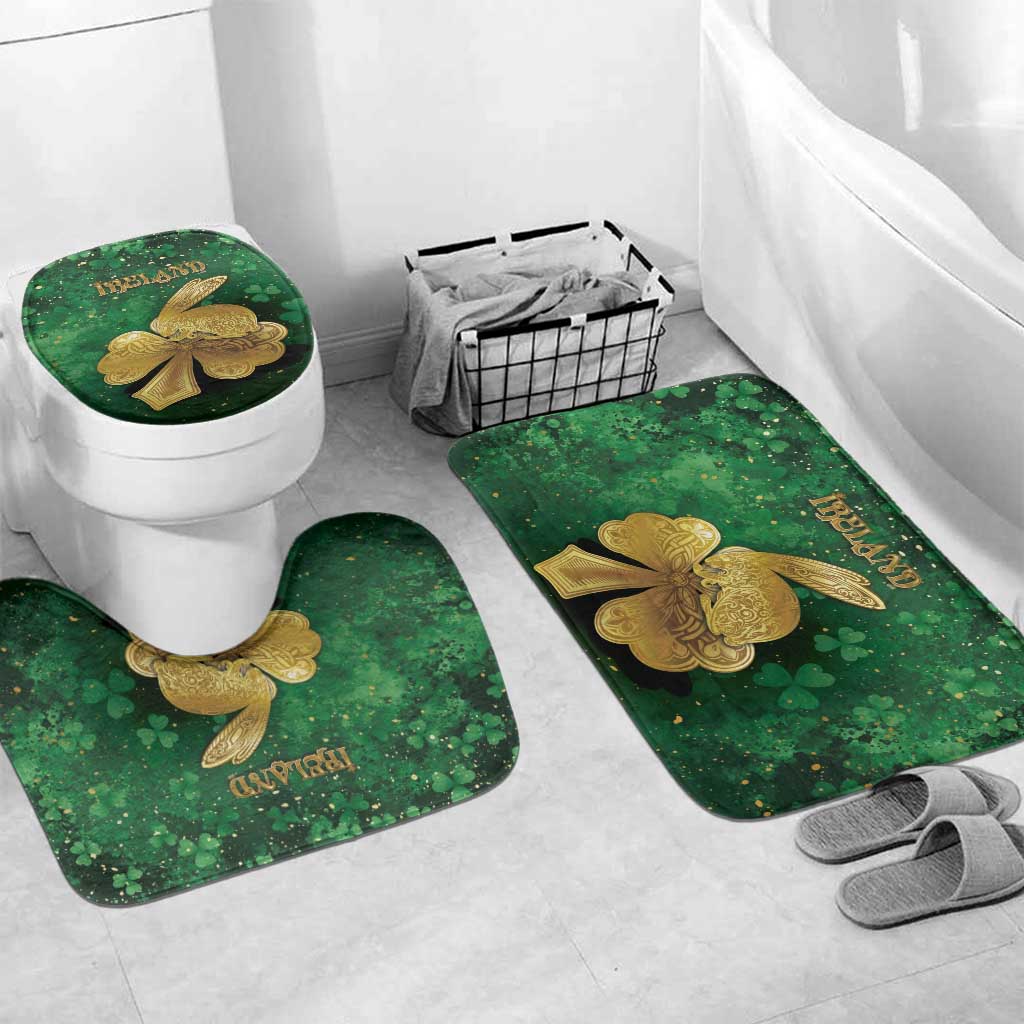 Ireland Bathroom Set The Shamrock With The Irish Hare Patterns - Wonder Print Shop