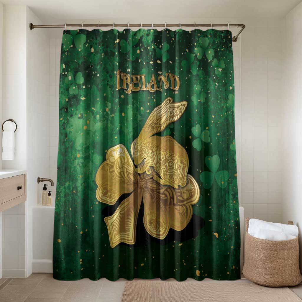 Ireland Bathroom Set The Shamrock With The Irish Hare Patterns - Wonder Print Shop