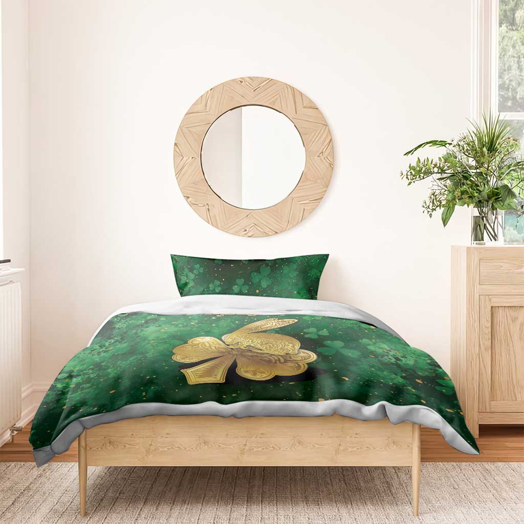 Ireland Bedding Set The Shamrock With The Irish Hare Patterns - Wonder Print Shop