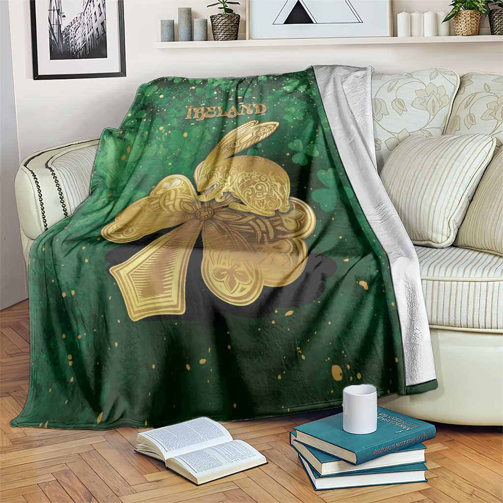 Ireland Blanket The Shamrock With The Irish Hare Patterns - Wonder Print Shop