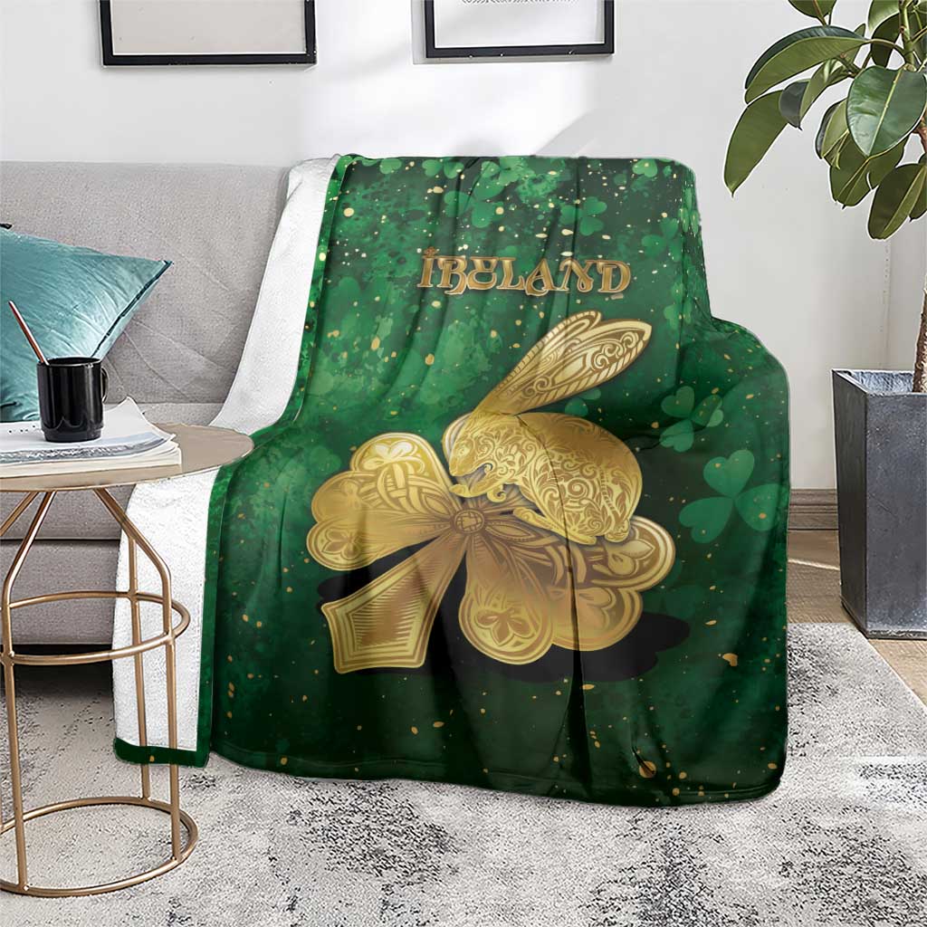 Ireland Blanket The Shamrock With The Irish Hare Patterns - Wonder Print Shop