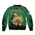 Personalized Ireland Bomber Jacket The Shamrock With The Irish Hare Patterns - Wonder Print Shop