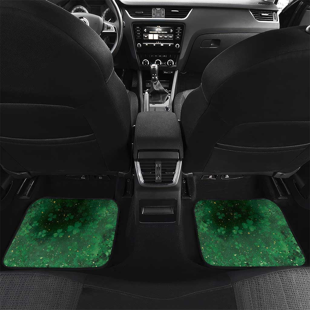 Ireland Car Mats The Shamrock With The Irish Hare Patterns - Wonder Print Shop