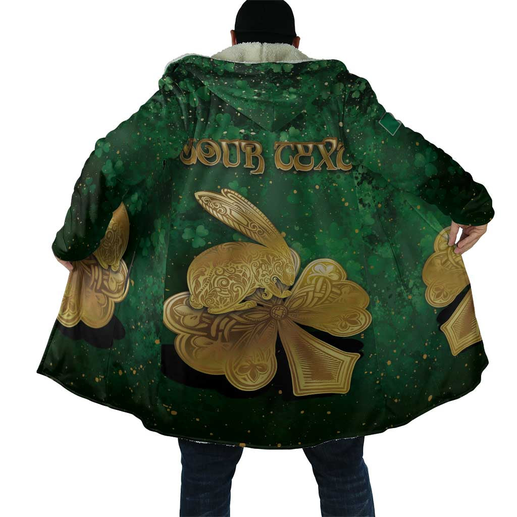 Personalized Ireland Cloak The Shamrock With The Irish Hare Patterns - Wonder Print Shop